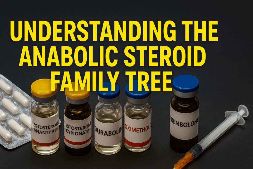 steroid family tree Testosterone Derivatives - DHT Dihydrotestosterone Derivatives - Nandrolone Derivatives 19-Nor