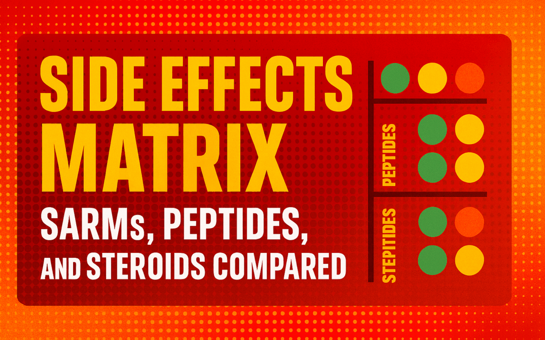 Side Effects Matrix: SARMs, Peptides, and Steroids Compared