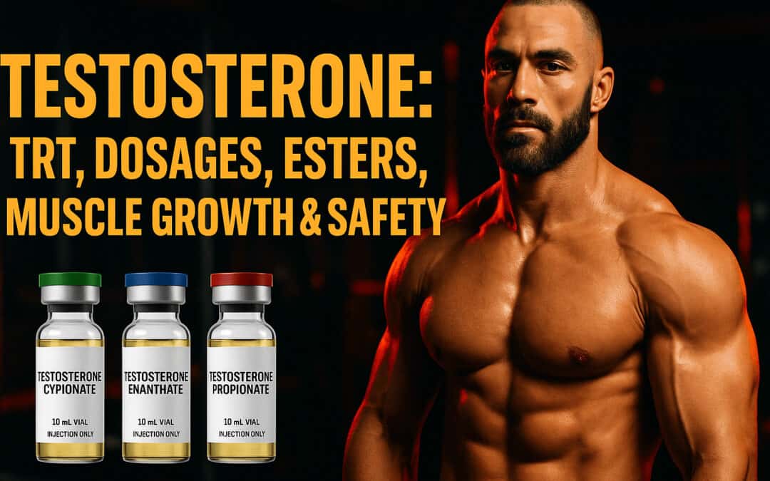 Testosterone: TRT, Dosages, Esters, Muscle Growth & Safety