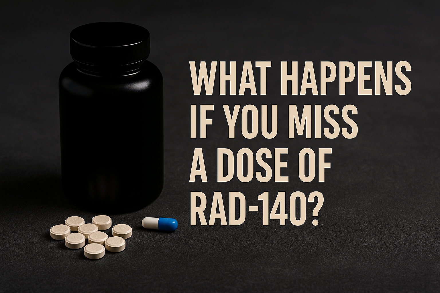 What Happens If You Miss a Dose of RAD-140?