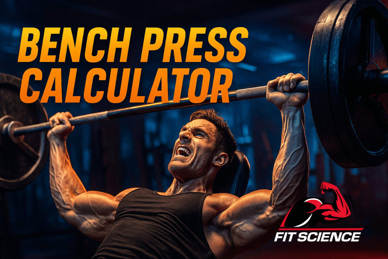 Bench Press Calculator Calculate Your 1 REP MAX (1RM) - Fit Science
