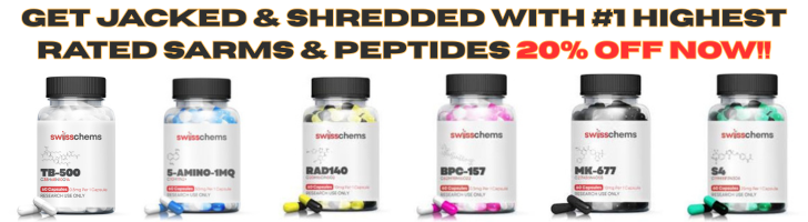 sarms & peptides discount code swisschems
